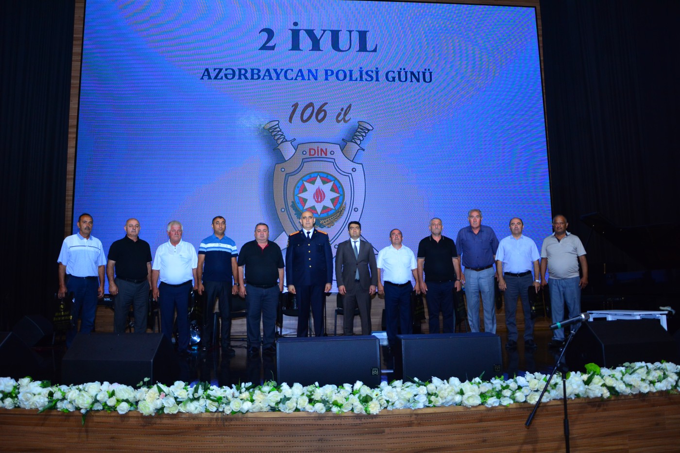 Azərbaycan Polisinin yaradılmasının 106-cı ildönümü Ağstafada qeyd olunub - FOTOLAR